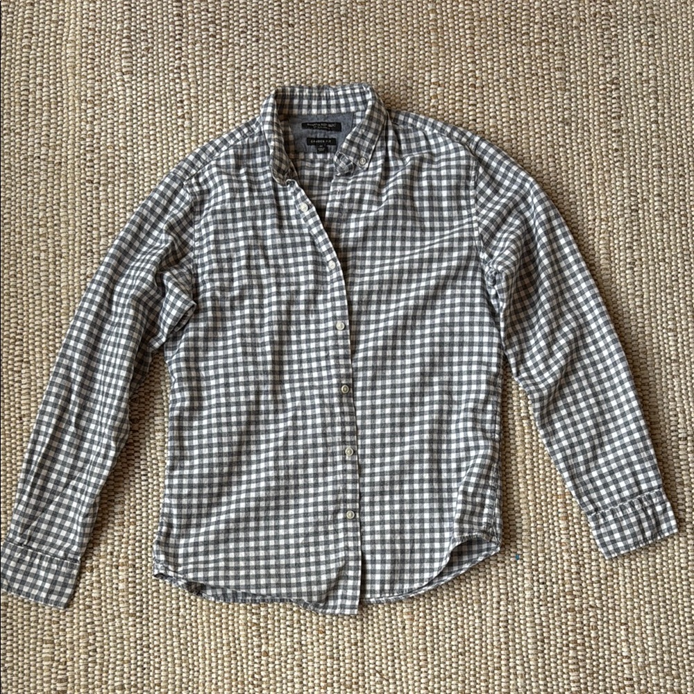 Men's Banana republic Gingham Button-Down Medium
